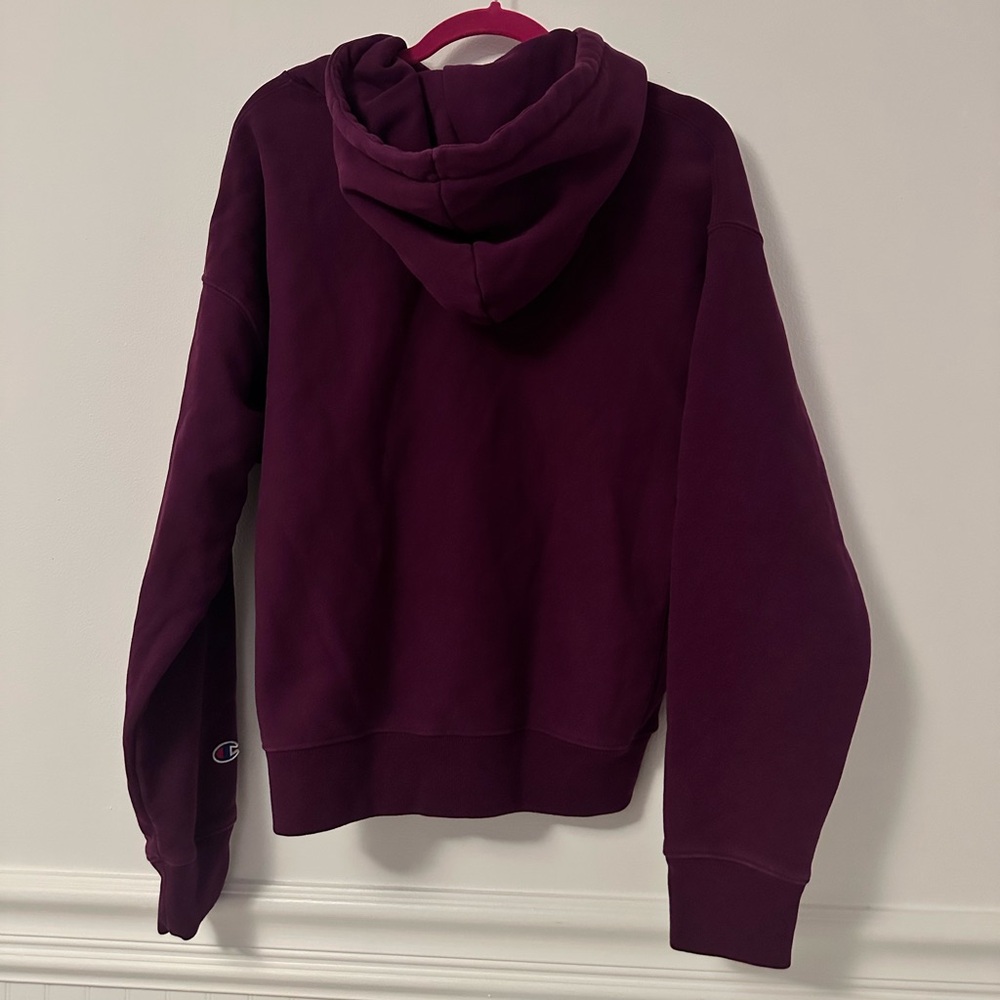Purple Thick Reverse Weave Champion Hoodie - Picture 5 of 5